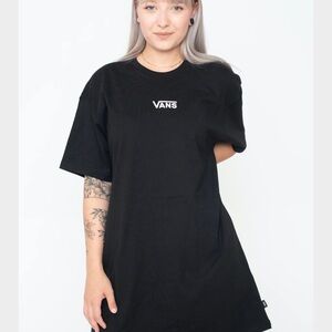 Vans Womens Black T Shirt Dress